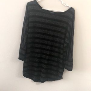 Mix black/gray striped sweater